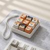 Anxiety Relief Keycap Keychain Pass The Time Pinch Toy Creatve Decompression Toy  Students