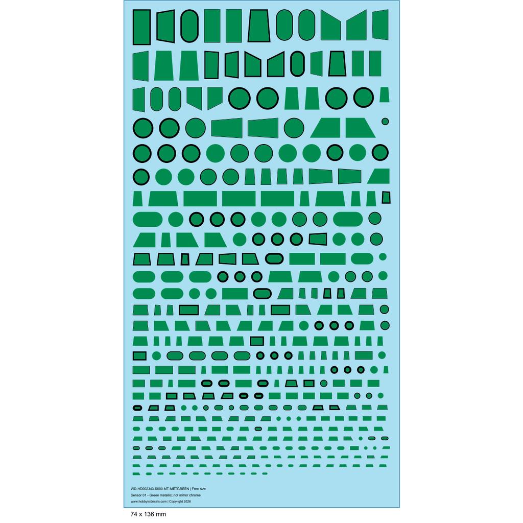 Mecha Sensor 01 - Metallic Shapes