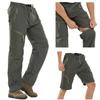 Outdoor Sports and Leisure Quick-drying Pants Men's Hiking Pants Trousers Shorts Detachable