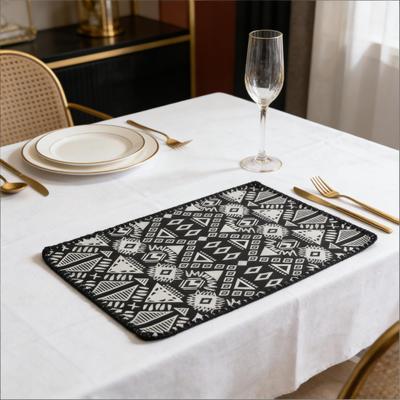 12 X 18 Inch Rectangular Cotton Linen Washable &Reusable Easy Care Kitchen Dining Table Home Party Wedding Banquet Holiday Daily Decoration Placemats