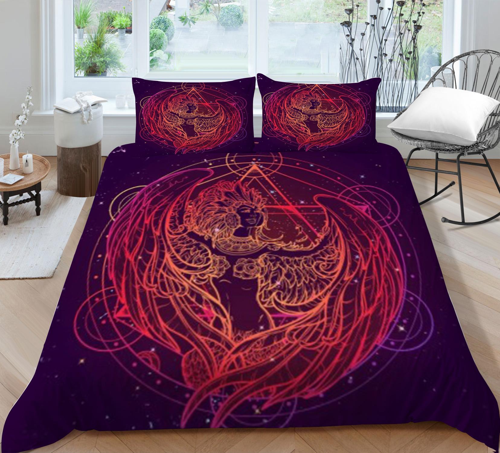 

Комплект постельного белья в стиле бохо, богемный комплект пододеяльников, дизайн домашнего текстиля, комплект постельного белья высокого класса, комплект пододеяльников для подростков EU Single 135x200cm