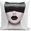 Fashion Theme Pillowcase Perfume Flower Square Cushion Cover French Decorative Peach Leather Velvet Super Soft Home Light Luxury