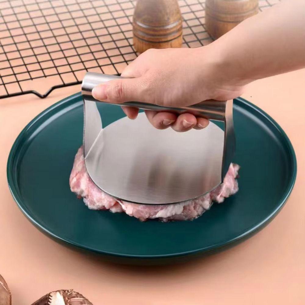 Circular Square Beef Grill Press Mould Non-Stick Grill Press Patty Maker Mold  Grill