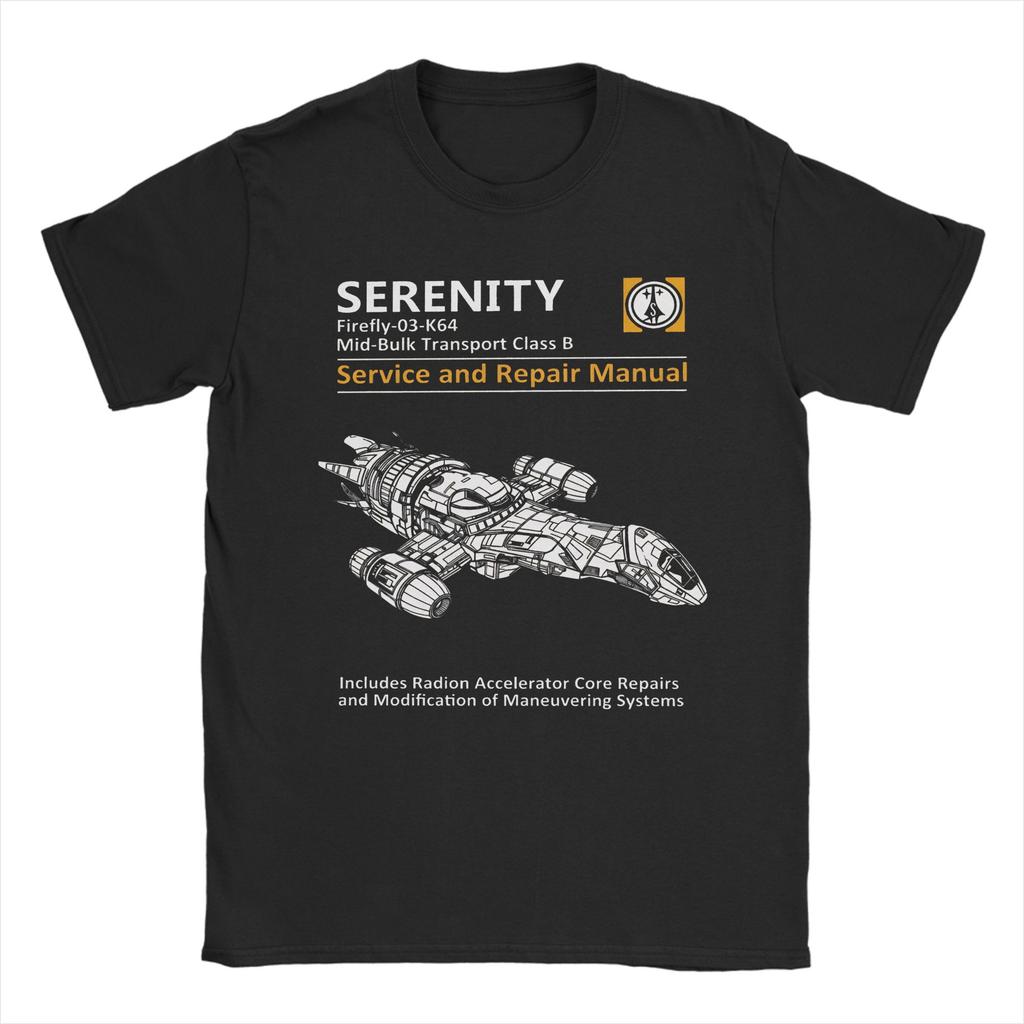 Men Women T-Shirt Firefly Serenity Tv Drama T-Shirts Trendy Cool Summer Tees Vintage 100% Cotton Clothing Plus Size 6XL