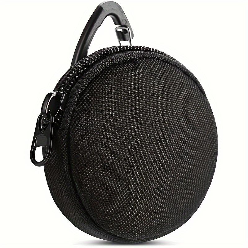 Portachiavi Portafoglio EDC da Esterno | Portamonete con Zip, Custodia per Auricolari con Gancio, Borsa da Tasca
