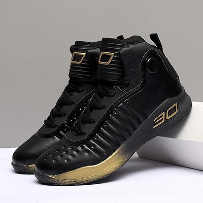 White Sneakers Autumn New High-top Basketball Shoes Large-size Sports Competition Boots Student