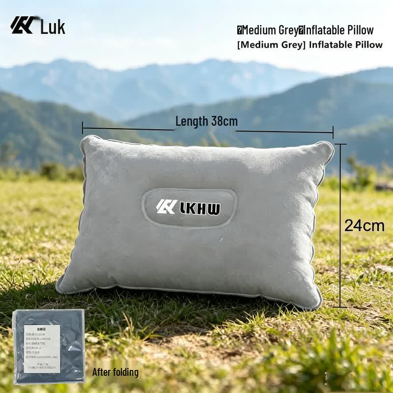 LKHW Portable Inflatable Camping & Travel Pillow (2-Pack)