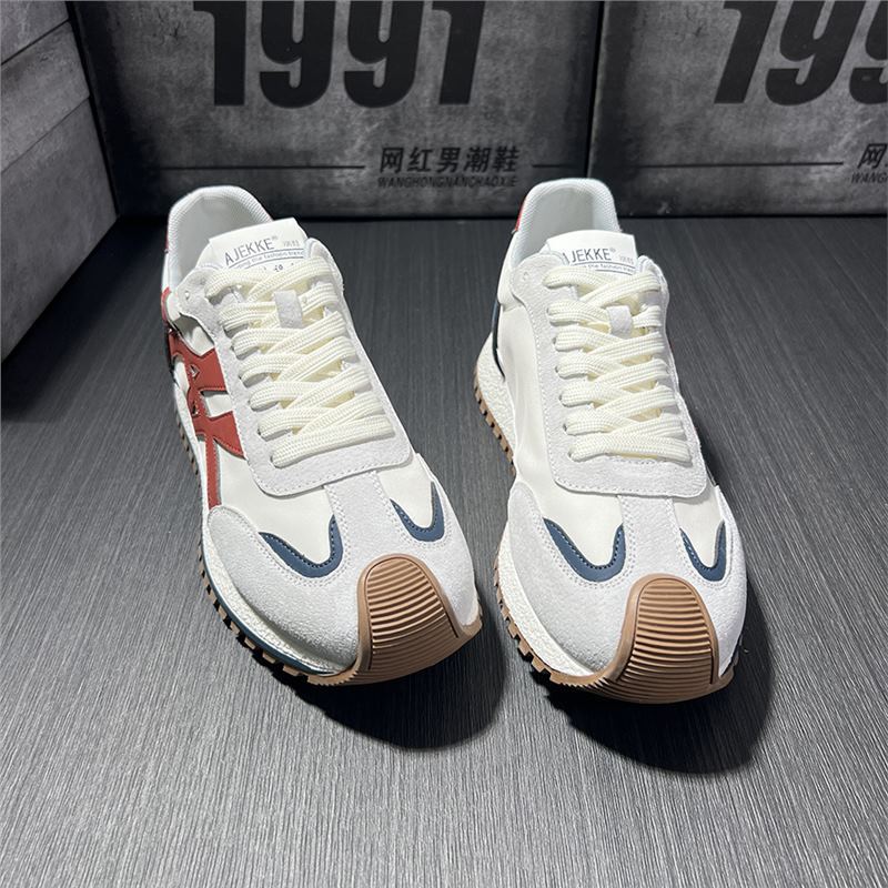 Nowe letnie przewiewne sportowe i rekreacyjne lekkie buty typu Forrest Gump na miękkiej podeszwie, codzienne buty deski