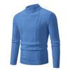 Men S Twisted Knit Sweater Casual Loose Long Sleeve Pullover