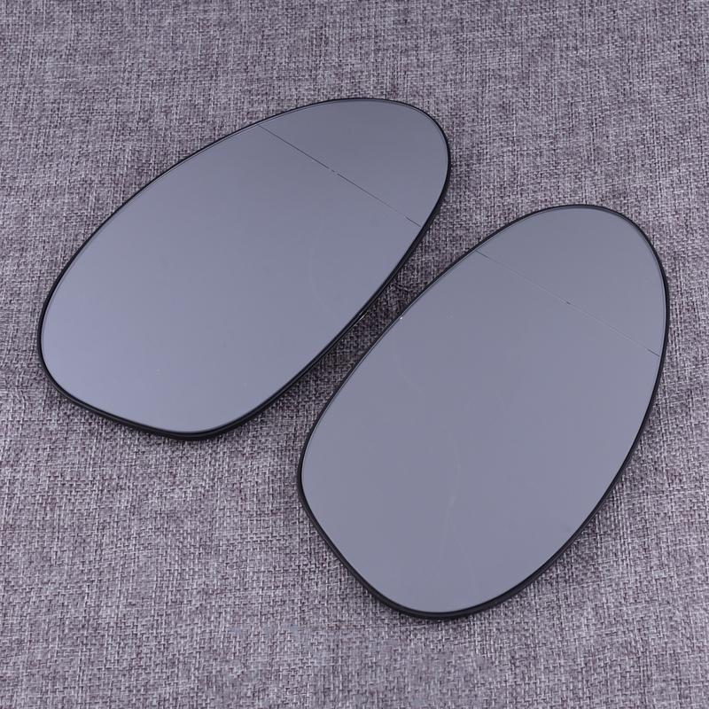 1Pair 51167157246 51167157247 Wing Door Mirror Glass Heated White Fit for BMW E82 E90 E91 E92 3-Series E46 M3 E85 Z4 E86