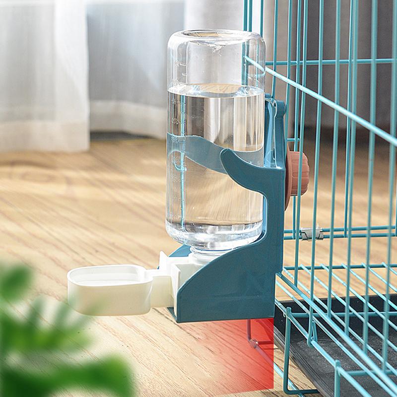 500ml Hanging Water Feeder Bottle for Small Animal Automatic Plastic Water Bottle Dispenser Hanging Pet Feeder Drinker
