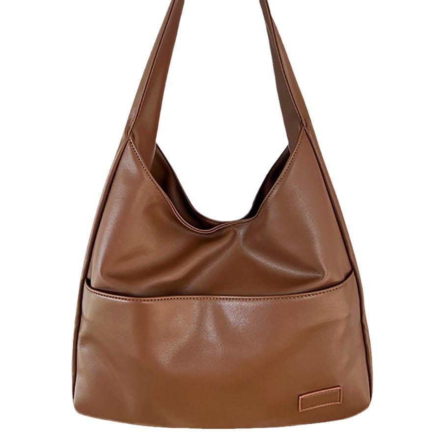 Large-capacity Bag Women's 2025 Summer Retro New Casual Commuter College Student Class Shoulder Bag Tote Bag Tide