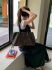 Simple Commuting Handbag with High-end Style and Large Capacity, Single-shoulder Tote Bag