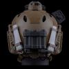 Batteriekasten-Haltesystem Verstellbar Helm NVG-Batteriebeutel Helm-Batteriebox-Tasche für AN/PVS31 Batteriebox