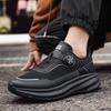 Special Kitchen Non-slip Shoes Men's Chef Shoes Special Waterproof and Oil-proof Lightweight Catering Work Shoes Black Customization