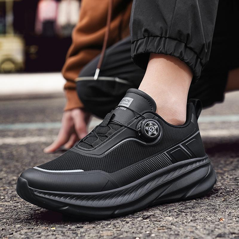 Special Kitchen Non-slip Shoes Men's Chef Shoes Special Waterproof and Oil-proof Lightweight Catering Work Shoes Black Customization