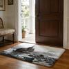DDisco EElysium Video Game Floor Mat Soft Flannel Absorbent Mat Non-Slip Rug Home Bedroom Bathroom