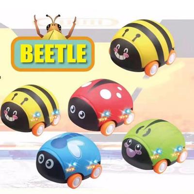 Pull Back Car Lovely Simulated Plastic Ladybug Two-way Pull Back Toy