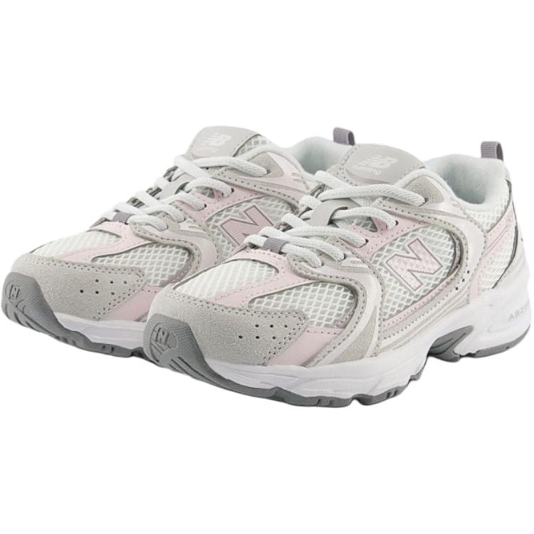 New Balance NB 530 Fabric Comfortable Versatile Mid-Top Running Shoes Kids Sneakers Gray White P5304AU