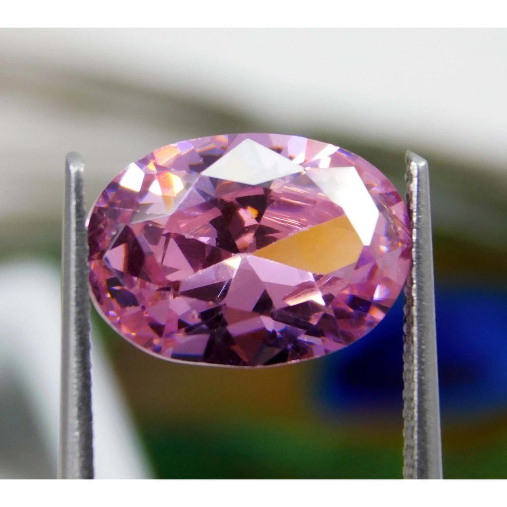 "BEAUTIFUL" 7.30 Ct Natural Cambodian Pink Zircon Oval Cut Best Loose Gemstone
