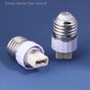1/6 buc E27 la G9 Convertor Lampă Adaptor Bec Suport Lampă Convertor Alb Cap Șurub Conversie Suport Bază Bec Extensor