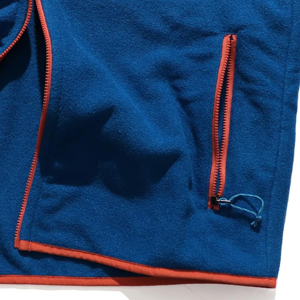 Patagonia 26210 Microdini Fleece Hoody Microdini Hoody Full Zip Outerwear Regular Fit Fleece Endless Blue Men's Men's (S, (ENLB))