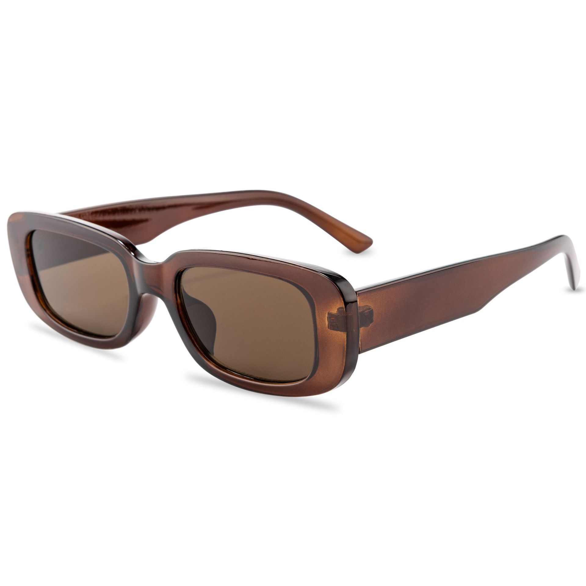 

Latest Small Spectacle Frame Frame Rectangle Sun Glasses Glasses Womens Outdoor Hiking Sun Eyeglasses Ladies Designer Style Style Trendy Eyewear As shown in the figu