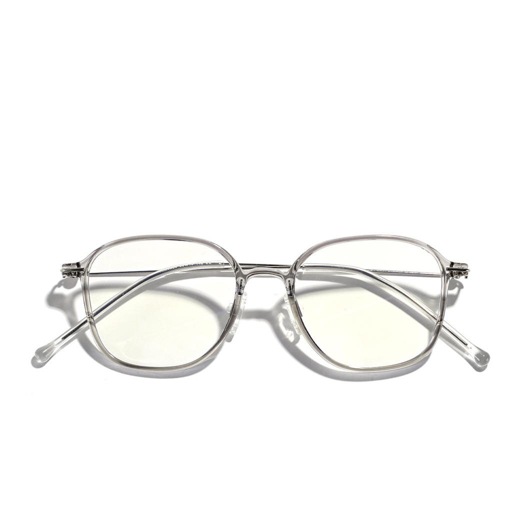 Brillen Großzügiger Rahmen Brillen Herren Halmetall Einfache Flache Brillen Damen