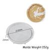 15-30cm Round Tray Concrete Silicone Mold Resin Dish Plate Making Molds DIY Jewelry Display Panel Plaster Storage Coaster Mould