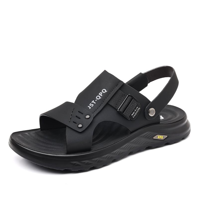 Fashion Quick Dry Man Slippers Dual-Purpose Man Sandals Casual Summer Shoes Mens Leisure Flip Flops Light Beach Shoes Wading Aqua Shoes