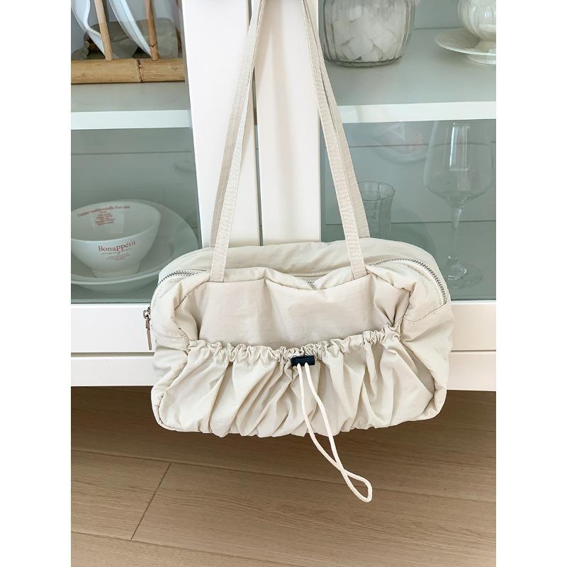 Folded underarm bag niche new shoulder bag women's casual large-capacity nylon commuter bag women
