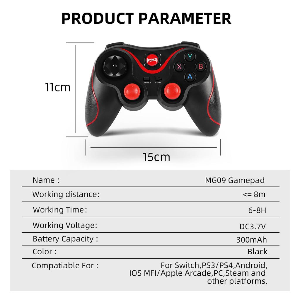 Wireless Bluetooth Controller for PC Mobile Phone TV BOX Computer Joystick for Tablet PC TV Gamepad Joypad Controller
