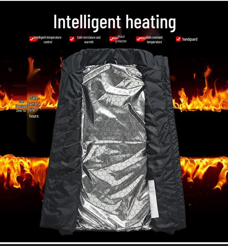 Men's Smart Heated Vest: Full Body Electric Heating with Constant Temperature