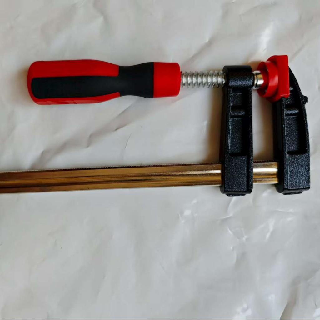 6-Inch Heavy-Duty Industrial Woodworking F-Clamp: Strong, Thickened, Quick-Release Design.