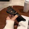 Brown Black Leopard Print Phone Case For iPhone 17 16 11 12 13 14 15 Pro Max 15 16 Plus X XR XS MAX 16e Shockproof Cover Fundas