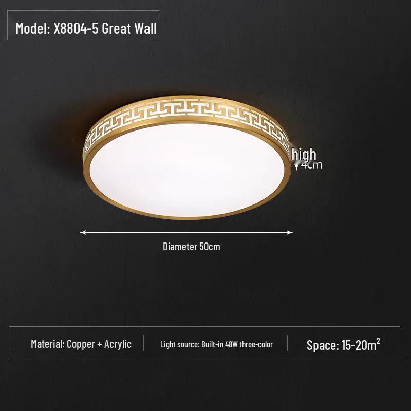 Gold Modern Minimalist Ultra-Thin Nordic LED Ceiling Light for Bedroom