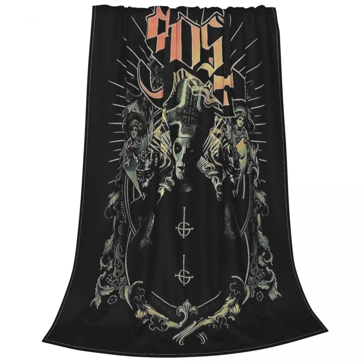 

Призрак Британской Колумбии. Фланелевые одеяла рок-группы, новинка, пледы для кровати, дивана, дивана, коврика 75x100cm