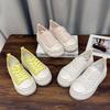 Modische atmungsaktive Mesh-Freizeitschuhe Sommer höhenvergrößernd bequem und elegant Board-Schuhe dicksohlige Schuhe