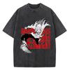 Dandadan Okarun T-Shirt Herren Japanisches Anime T-Shirt Cartoon Hohe Qualität Baumwolle T-Shirt Ästhetisches Mode T-Shirt Männlich