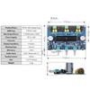 2*50W+100W Bluetooth 5.0 Dual TPA3116D2 Power Subwoofer Amplifier Board 2.1 Channel TPA3116 Audio Stereo Equalizer AUX Amp