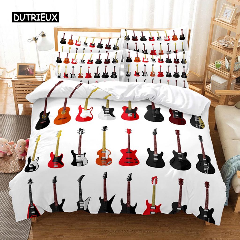 Comfortable Stylish Pattern Duvet Cover Set With Duvet Cover And Pillowcases King Queen Twin Sizes For All Ages