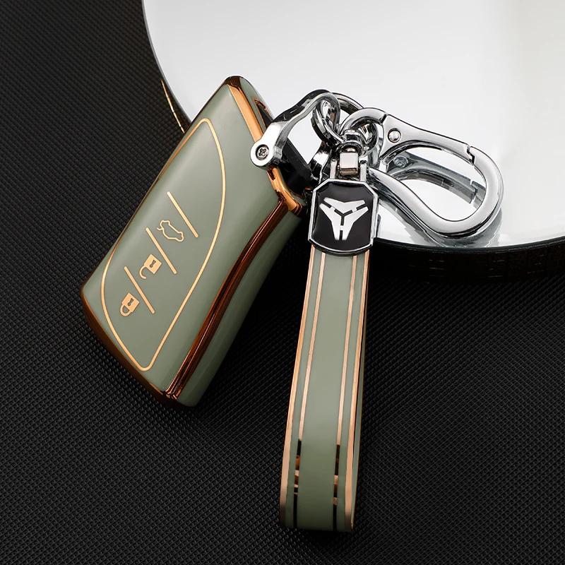 3 4 Boutons TPU Étui de Clé de Voiture Housse Fob Coque pour Lexus UX ES UX200 UX250h ES200 ES300h ES350 US200 US260h Protecteur