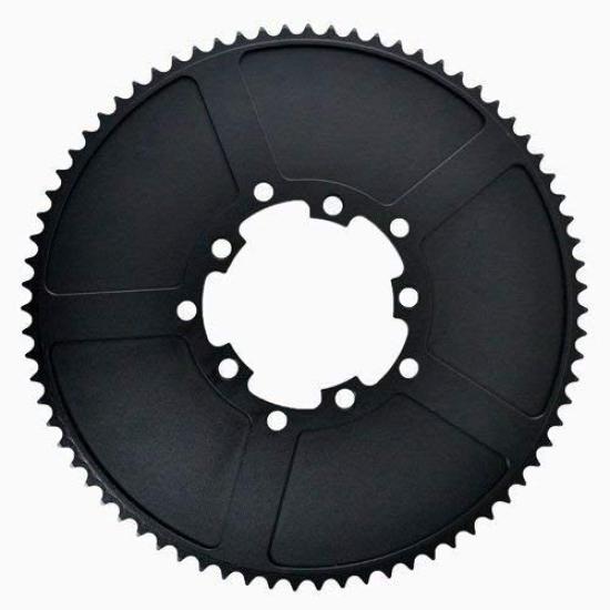 Driveline AL7075 Road Bike Bicycle TT Chainring BCD Black 75T, 110/130mm, #ST1496