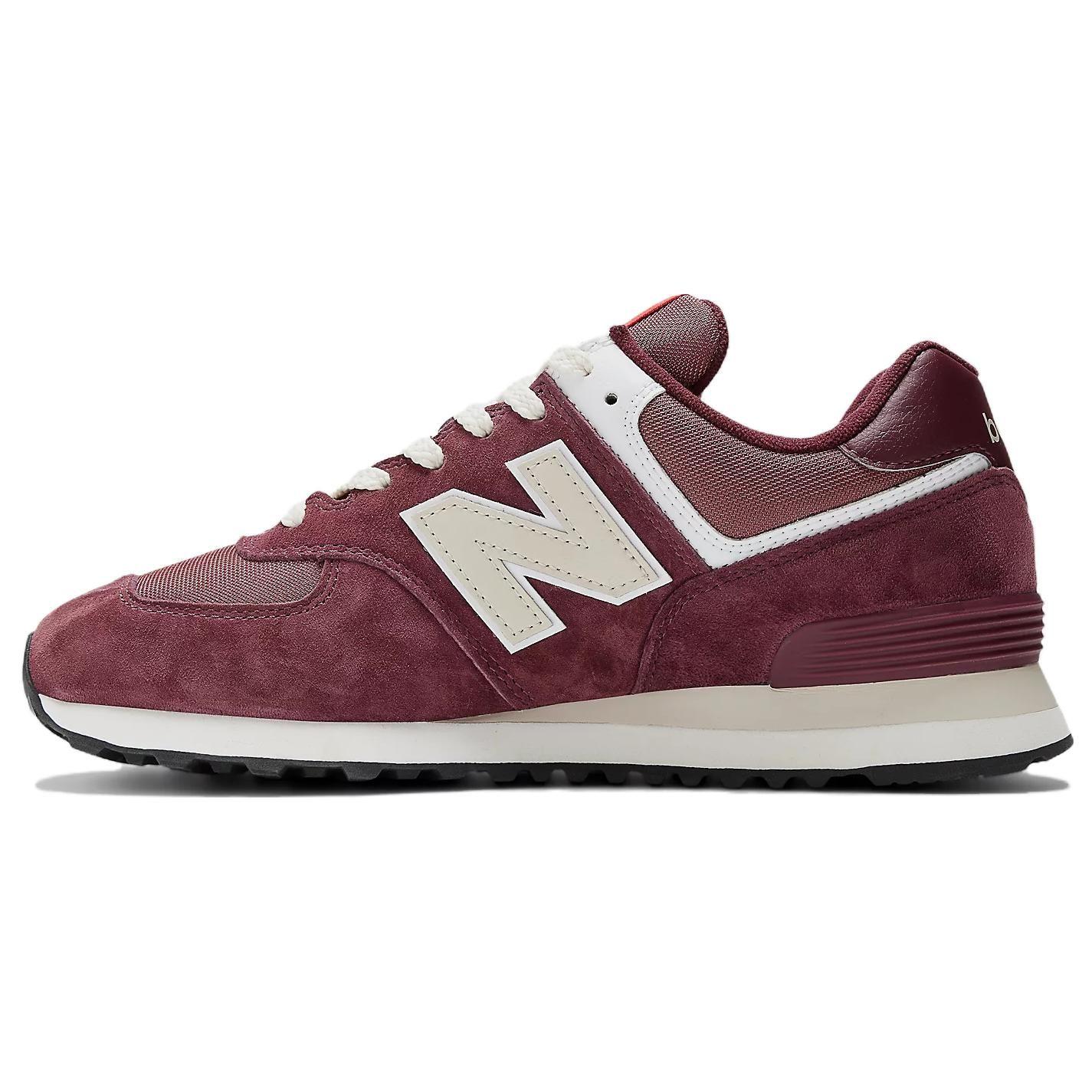 

Кроссовки унисекс New Balance 574 Maroon Grey красные U574HMG