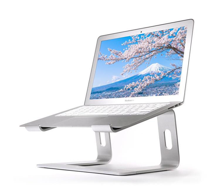 M-Shaped Laptop Cooling Stand with Desktop Riser