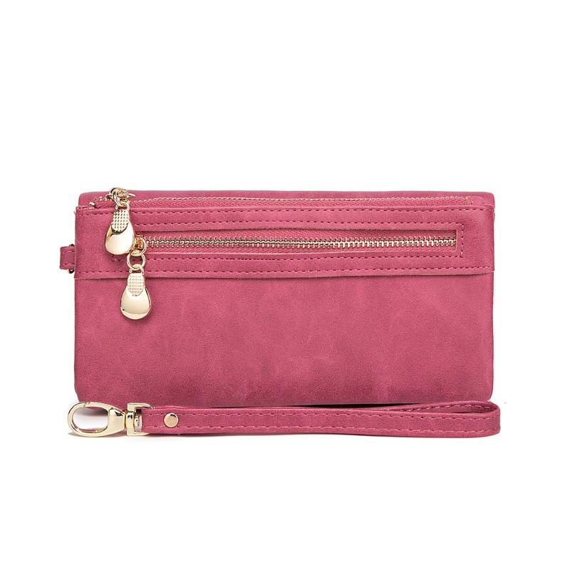 

IELGY Женский многофункциональный длинный кошелек в корейском стиле розовый