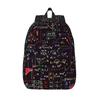 Colorful Math Formulas Backpack Hot Sale Daypack Large Capacity Boys Girls BookBag School Bag Shoulder Bags for Men Women