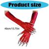 Practical Halloween Paws Gloves Stretchy Fabric Scary Costume Party Gloves for Roleplay Event Theatrical Performances