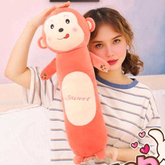 Monkey Rabbit Plush Toy Soft Stuffed Animal Cat Lion Sofa Throw Pillow