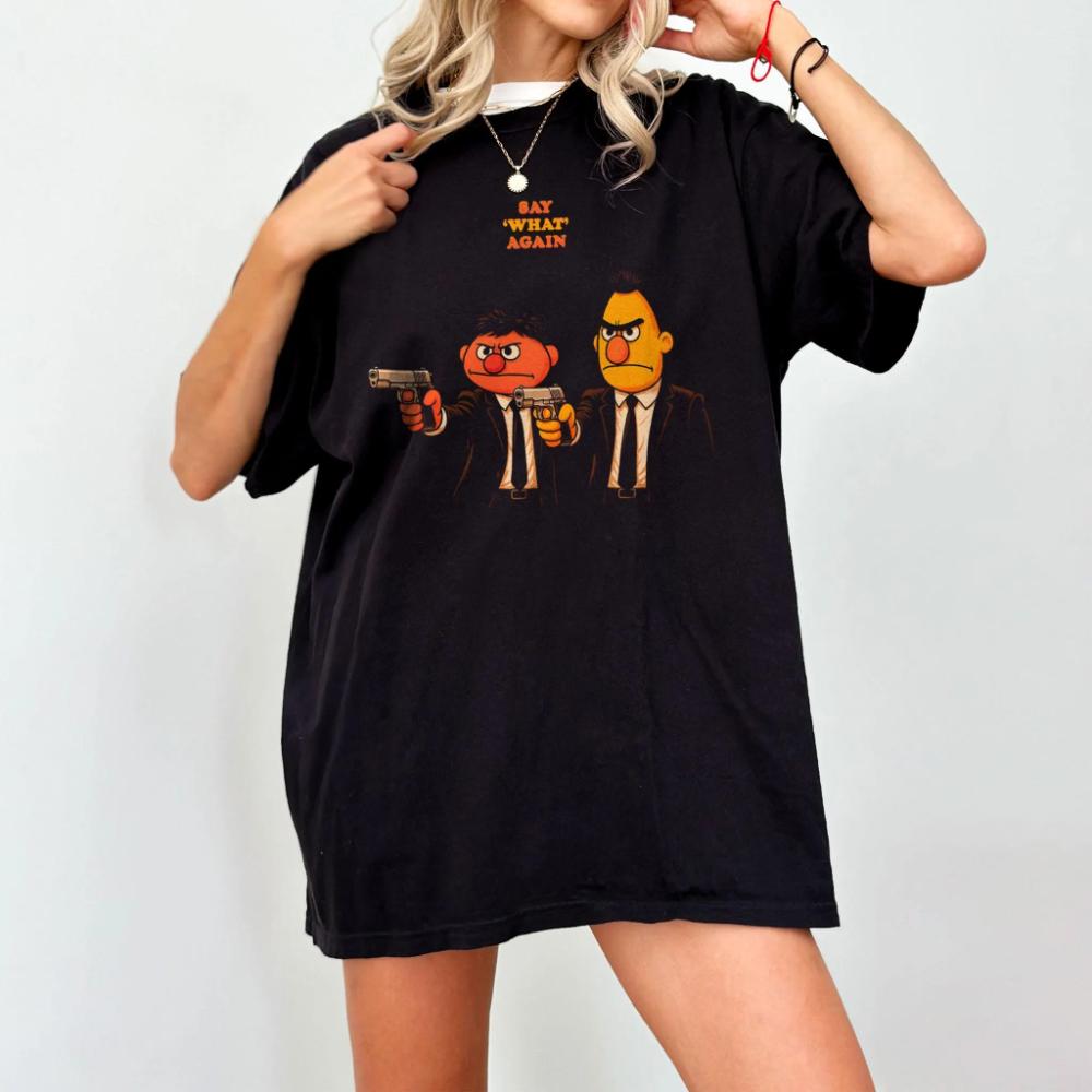 Movie Parody Shirt 90s Cinema Tribute TV Puppet Shirt Black Comedy Movie Shirt Gift for Movie Lover Funny Movie Shirt S